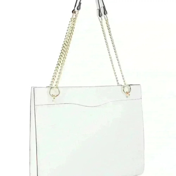 Versace Leather & Chain Tote from Saks work computer luxury office bag school - Picture 2 of 6